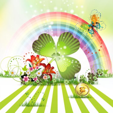 St. Patrick's Day card clipart