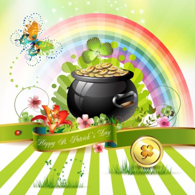 St. Patrick's Day card clipart