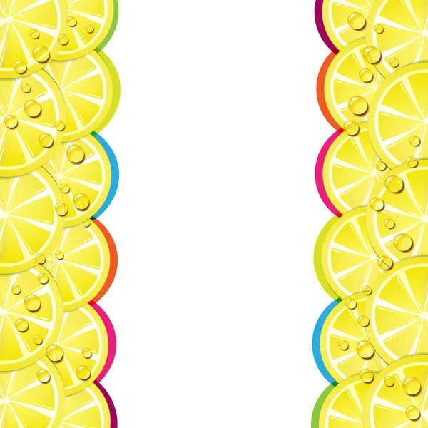 Лимонные ломтики — стоковый вектор