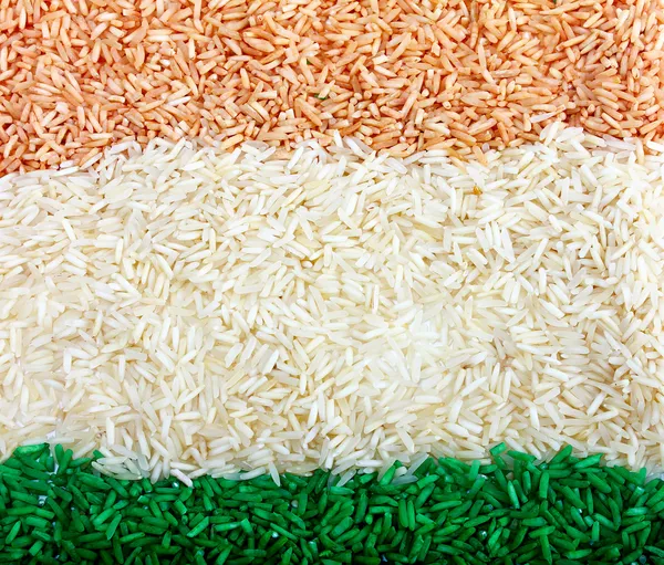 Gekleurde rijst — Stockfoto
