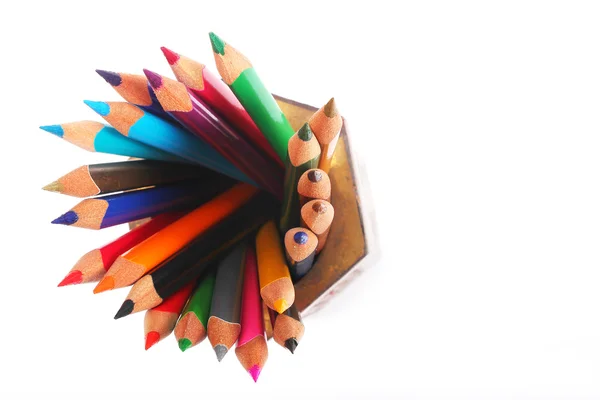 Cores lápis — Fotografia de Stock