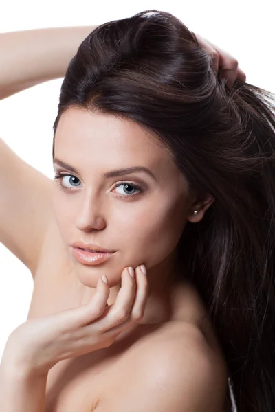 Stock image Portrait of young beautiful woman