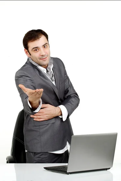 Business man in his office — Stock Photo, Image