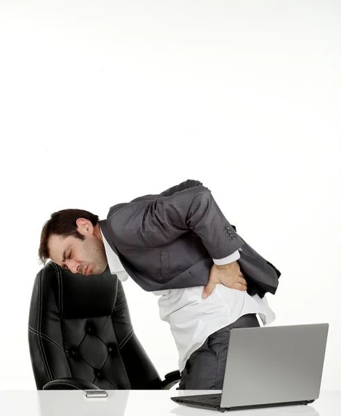 Business man in pain — Stock Photo, Image