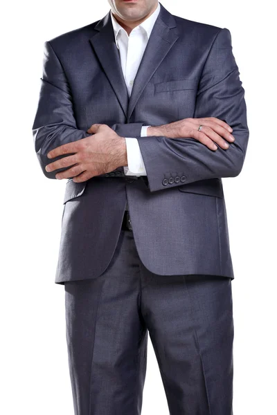Business man showing his attitude — Stock Photo, Image