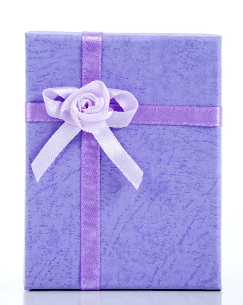 stock image Blue gift box