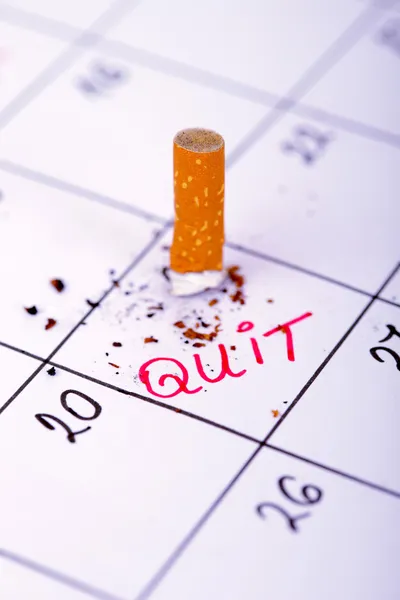 Giorno in cui smetterò di fumare — Foto Stock