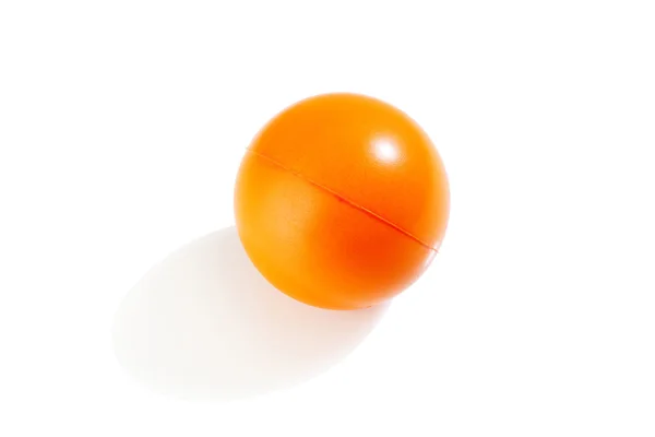 Orangefarbener Stressball — Stockfoto