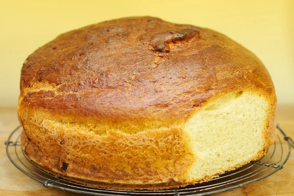 Домашній хліб Бріоче — стокове фото