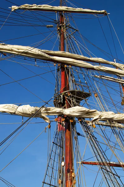 stock image Mast of old sailing ship