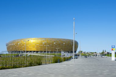 Stadium in Gdansk for UEFA EURO 2012 clipart