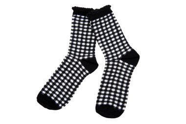 Socks chequered clipart