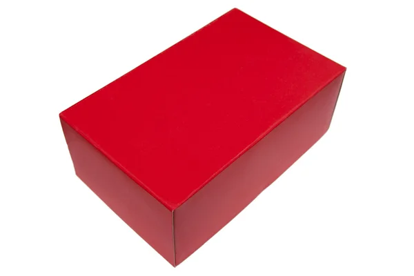Piros doboz — Stock Fotó