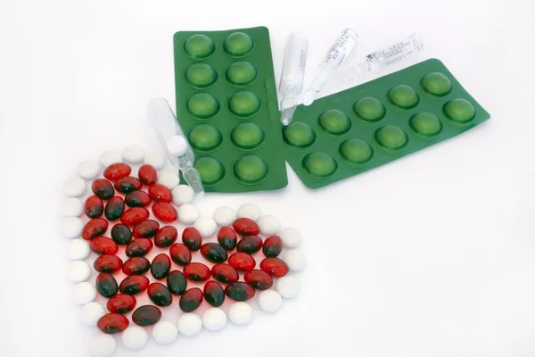 Medicinal tablets. — Stock Photo, Image