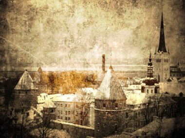 Old Tallinn clipart