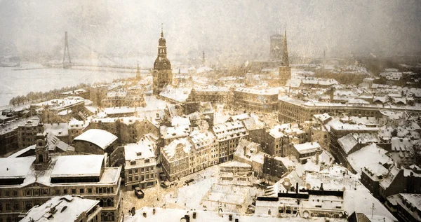 Riga vanaf de top — Stockfoto
