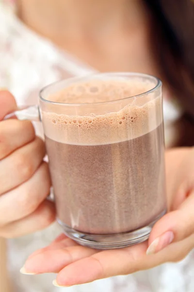 stock image Hands Holding Cup of cocoa