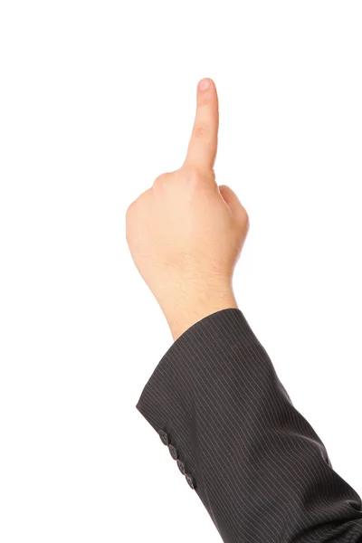 Hand toont het gebaar — Stockfoto