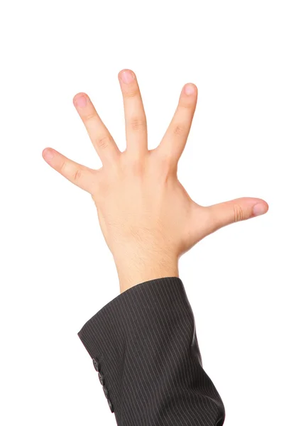 Hand zeigt die Geste — Stockfoto
