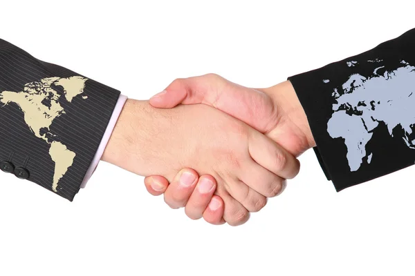 Handshake v dohodě — Stock fotografie