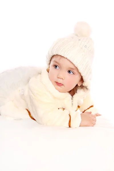 Kis angyal baba lány — Stock Fotó