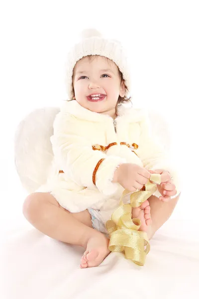 Pequeña niña ángel —  Fotos de Stock