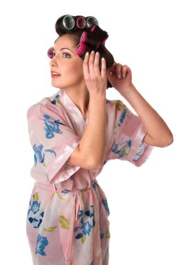 kabarık bir kadındır