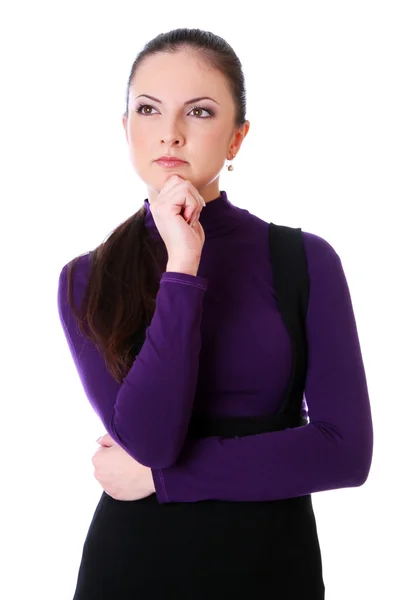 Businesswoman is thinking — Stock Photo, Image