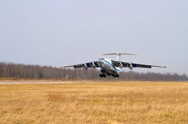 stock image The plane on launch