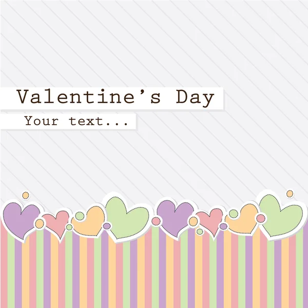 Fondo día de San Valentín — Vector de stock