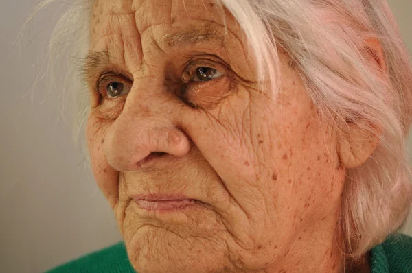 stock image The face of an old woman