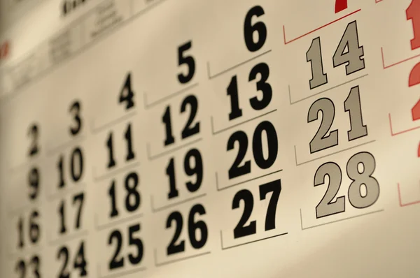 Kalender — Stockfoto