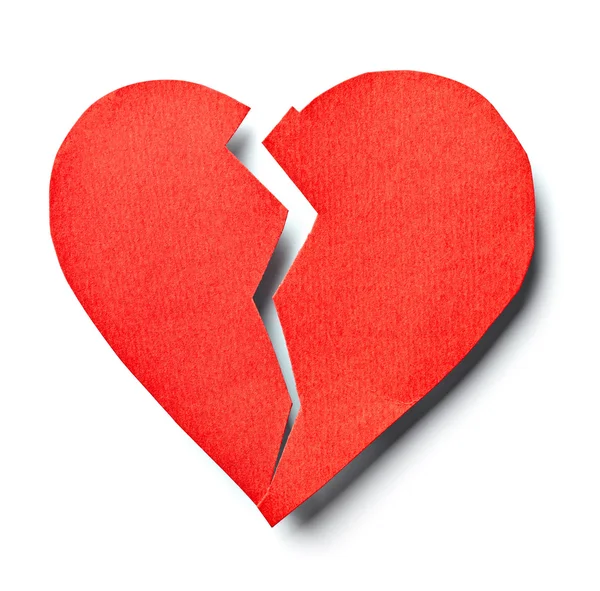Corazón roto relación de amor —  Fotos de Stock