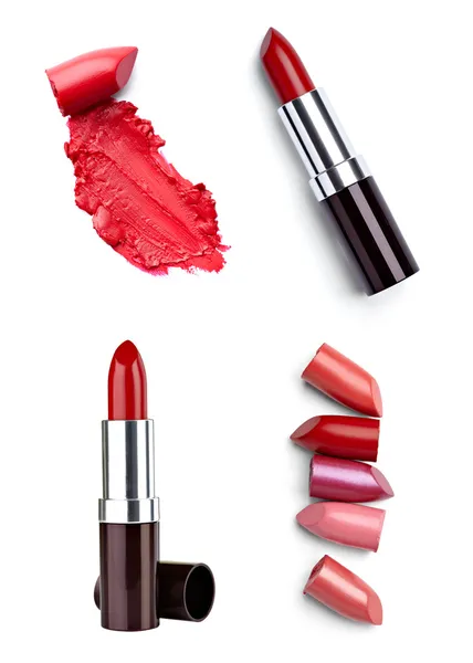 Lippenstift vlekken schoonheid make-up — Stockfoto