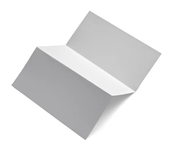 Modèle de papier blanc blanc pour carnet de notes — Photo