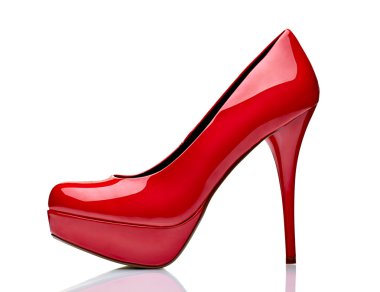 kırmızı yüksek topuklu ayakkabılar