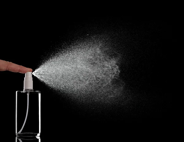 Spray bottle liquid perfume drop — Stock Photo, Image