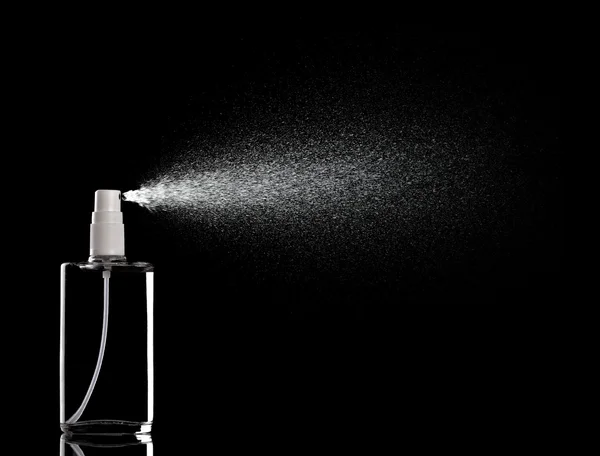 Flacon de pulvérisation goutte de parfum liquide — Photo