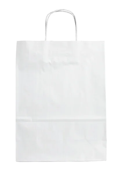 Λευκή χάρτινη σακούλα — Φωτογραφία Αρχείου
