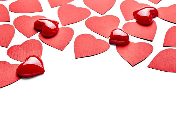 Los corazones forman el amor — Foto de Stock