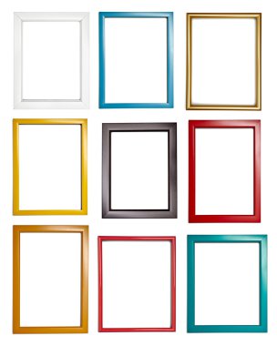 Wooden frame grunge clipart