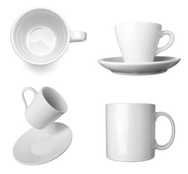 White coffee cup beverage drink food clipart