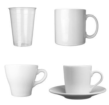 White coffee cup beverage drink food clipart