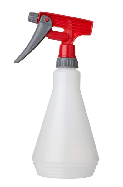 White plastic bottle with handle — Stock Photo, Image
