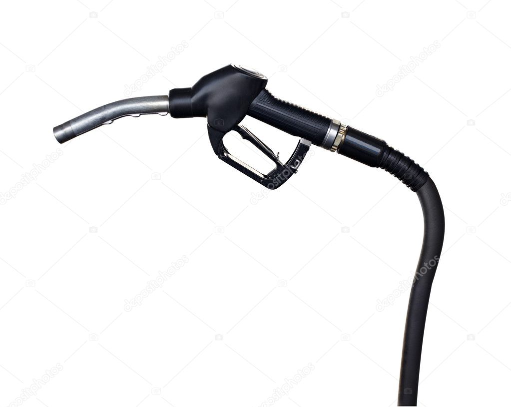 Gas station petroleum handle nozzle