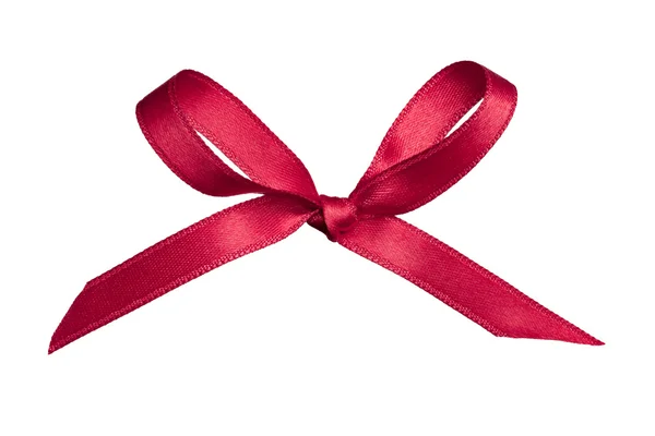 絹のリボン結び目のギフト クリスマスの誕生日の休日 — ストック写真