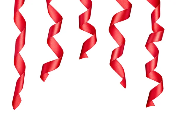 Ribbon tape curled decoration christmas birthday holiday — Stock Photo, Image