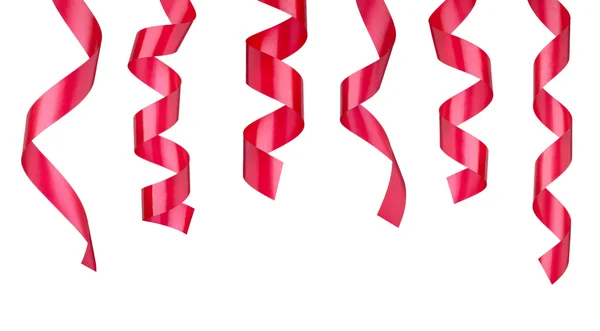 Ribbon tape curled decoration christmas birthday holiday — Stock Photo, Image