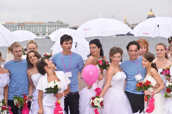 stock image Brides parade 2011