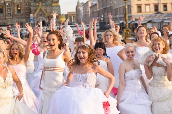 stock image Brides parade 2011